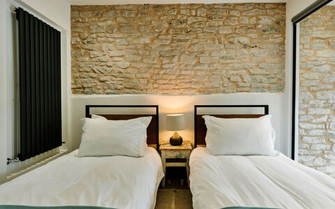 Heather View Chapel: Bed, Furniture, Wall, Bedroom, Interior Design, Wood, Bedding, Floor, Bed Sheet, Flooring