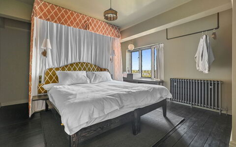 Arc Thorpeness: Furniture, Bedroom, Bed, Interior Design, Flooring, Floor, Ceiling, Bed Sheet, Bedding, Lighting