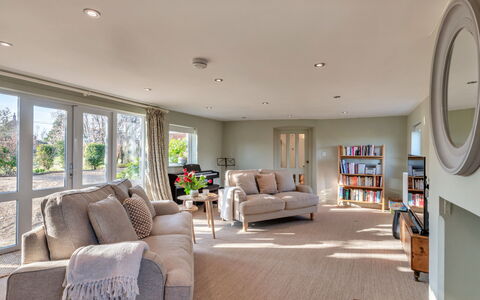 The Old Windmill: Furniture, Interior Design, Couch, Flooring, Wall, Floor, Wood, Ceiling, Living Room, Room