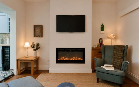 2 Haywood View: Interior Design, Wood, Furniture, Hearth, Flooring, Room, Floor, Wood Flooring, Living Room, Picture Frame