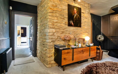 Morley House: Furniture, Wall, Flooring, Interior Design, Wood, Floor, Ceiling, Lighting, Light Fixture, Living Room