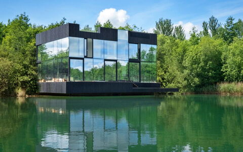 The Glass House at the Lakes by Yoo: Water, Reflection, Lake, Reservoir, Eco Hotel, Pond