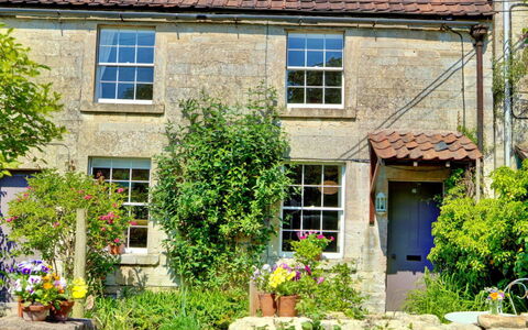 Meadowsweet Cottage: House, Shrub, Cottage, Home, Rural Area, Door, Garden, Yard, Backyard