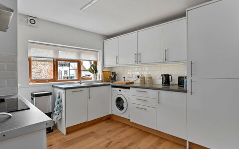 Poundtree: Kitchen Appliance, Kitchen, Countertop, Cabinetry, Major Appliance, Flooring, Interior Design, Wood, Home Appliance, Floor