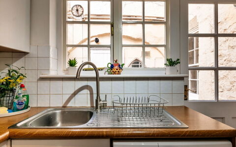 Bath 602: Kitchen, Kitchen Sink, Interior Design, Plumbing Fixture, Wood, Flooring, Countertop, Kitchen Appliance, Sink, Tap