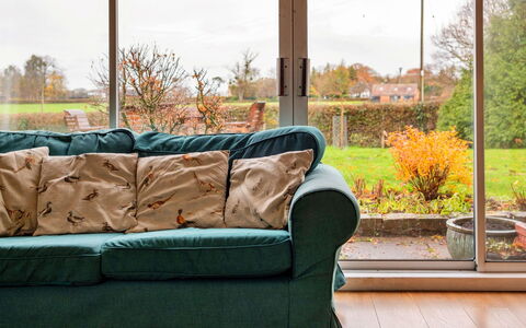 Cricketers' Cottage: Furniture, Interior Design, Couch, Flooring, Wood, Floor, Living Room, Room, Home, Lighting