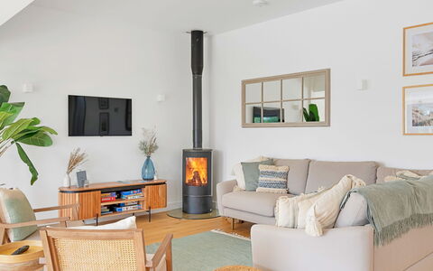 Firethorn: Furniture, Flooring, Interior Design, Couch, Wood, Living Room, Floor, Lighting, Room, Ceiling