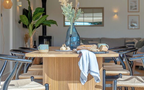 Firethorn: Furniture, Wood, Table, Outdoor Furniture, Chair, Outdoor Table, Kitchen & Dining Room Table, Hardwood, Wood Stain, Dining Room