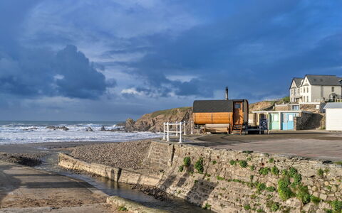 Bude, Upper Deck: Coast, Coastal And Oceanic Landforms, Cloud, Shore, Beach, Sea, Ocean, Sand, Wind Wave, Bay