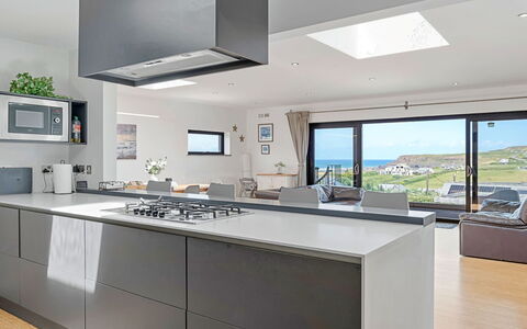 Tregarden: Kitchen, Kitchen Appliance, Countertop, Interior Design, Major Appliance, Home Appliance, Flooring, Cabinetry, Kitchen Stove, Furniture