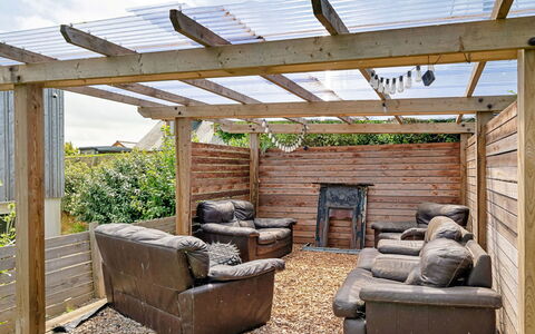 Tregarden: Wood, Outdoor Furniture, Hardwood, Wood Stain, Plank, Deck, Garden, Outdoor Structure, Patio, Pergola