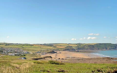 Tregarden: Sky, Blue, Water, Body Of Water, Horizon, Coast, Coastal And Oceanic Landforms, Ecoregion, Cloud, Natural Landscape