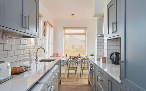 Templemore: Interior Design, Flooring, Kitchen, Countertop, Furniture, Cabinetry, Wood, Floor, Kitchen Appliance, Ceiling