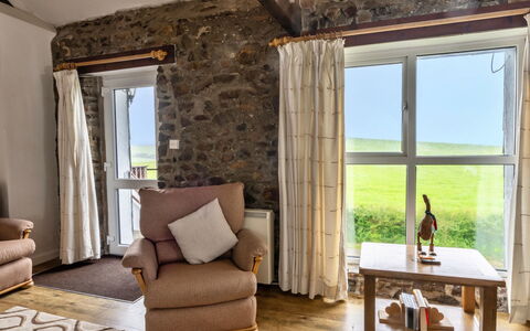 Squire, Quinceborough Farm: Furniture, Flooring, Interior Design, Floor, Home, Ceiling, Room, Wood Flooring, Hardwood, Living Room