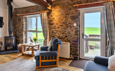 Barn, Quinceborough Farm: Furniture, Flooring, Home, Cottage, Chair, Hardwood, Wood Stain, Wood Flooring, Farmhouse, Living Room