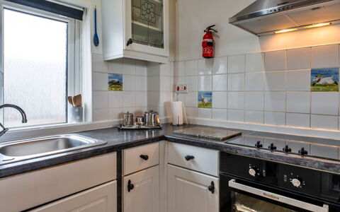 Barn, Quinceborough Farm: Kitchen, Kitchen Appliance, Countertop, Major Appliance, Kitchen Sink, Cabinetry, Kitchen Stove, Plumbing Fixture, Stove, Home Appliance