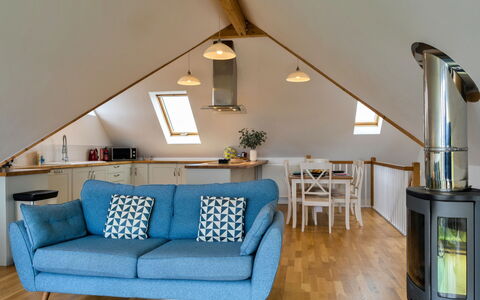 Tregirls: Furniture, Interior Design, Flooring, Floor, Wood, Ceiling, Room, Chair, Lighting, Living Room
