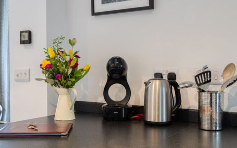 The Hayloft: Kitchen Appliance, Small Appliance, Tableware, Home Appliance, Coffeemaker, Countertop, Kitchen, Serveware