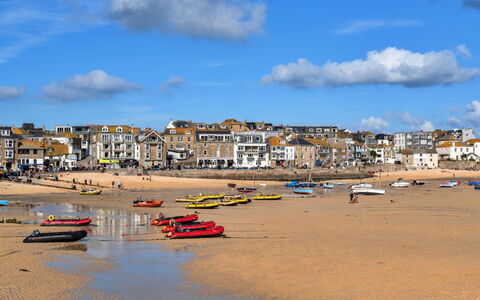 St. Ives 636: Body Of Water, Water, Beach, Coast, Horizon, Coastal And Oceanic Landforms, Summer, Sea, Shore, Sand