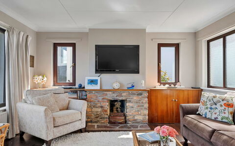 Michel: Furniture, Interior Design, Couch, Living Room, Wood, Flooring, Television, Ceiling, Room, Floor