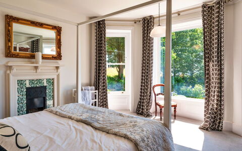 The Old Vicarage: Interior Design, Furniture, Wall, Wood, Home, Flooring, Floor, Bedroom, Ceiling, Bed