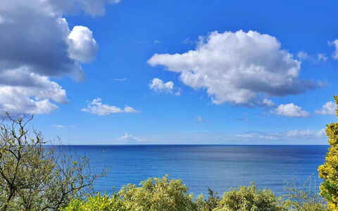 Little Watch House: Sky, Blue, Cloud, Daytime, Water, Body Of Water, Horizon, Sea, Cumulus, Summer