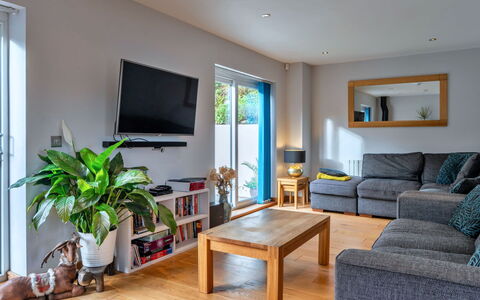 Lake View: Furniture, Interior Design, Flooring, Couch, Wood, Floor, Room, Living Room, Ceiling, Lighting