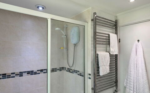 Brockwood: Bathroom, Plumbing Fixture, Interior Design, Flooring, Floor, Plumbing, Shower, Tile, Tap, Composite Material