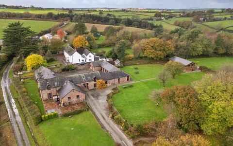 Tarka'S Holt Log Cabin, Stowford: Grass, Tree, House, Landscape, Plain, Rural Area, Home, Land Lot, Cottage