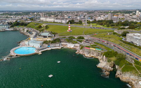 Plymouth City Apartment 15: Bird'S-Eye View, Aerial Photography, Coast, Coastal And Oceanic Landforms, Tourist Attraction, Sea, Bay, Shore, Resort Town, Headland