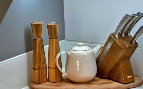 Plymouth Residence 53: Tableware, Serveware, Kitchen, Food, Dishware, Hardwood