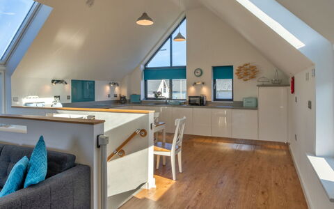 Greenway: Interior Design, Wood, Flooring, Ceiling, Furniture, Floor, Room, Lighting, Kitchen, Light Fixture