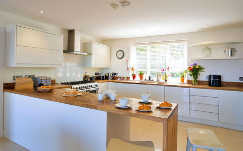 Thorndale: Kitchen, Countertop, Furniture, Kitchen Appliance, Cabinetry, Interior Design, Flooring, Major Appliance, Home Appliance, Wood