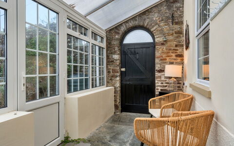 Hillside Rise: Interior Design, Door, Flooring, Home, Floor, Furniture, Home Door, Houseplant, Porch, Flowerpot
