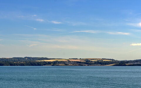 Harbour View: Sky, Blue, Water Resources, Water, Daytime, Horizon, Body Of Water, Cloud, Waterway