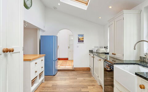Larkrise: Interior Design, Flooring, Furniture, Wall, Floor, Cabinetry, Wood, Countertop, Ceiling, Kitchen