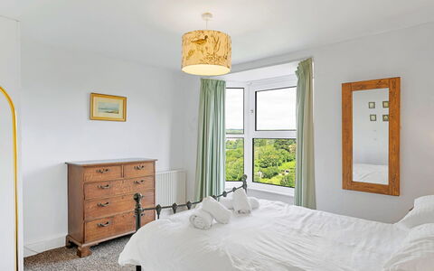 Larkrise: Bed, Furniture, Bedding, Bedroom, Interior Design, Bed Sheet, Wall, Wood, Floor, Linens