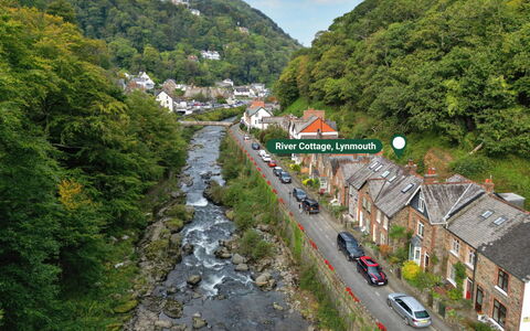 River Cottage: Vegetation, Stream, Watercourse, Landscape, Rural Area, Hill Station, Valley, Geological Phenomenon, Village