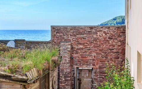The Wash House, Kingsand: Wall, Rock, Stone Wall, Sea, Coast, Brick, Ocean, Brickwork, Bay