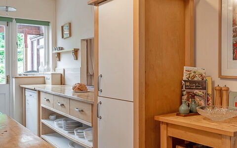 Heselwood: Furniture, Cabinetry, Kitchen, Countertop, Wood, Kitchen Appliance, Flooring, Interior Design, Shelf, Cupboard