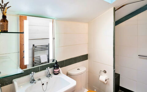 Little Roost: Bathroom, Plumbing Fixture, Interior Design, Flooring, Floor, Sink, Plumbing, Bathroom Sink, Tap, Toilet