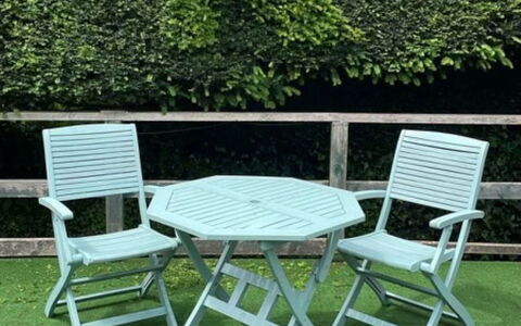Little Roost: Furniture, Outdoor Furniture, Chair, Outdoor Table, Table, Folding Chair, Patio, Garden, Backyard, Plastic