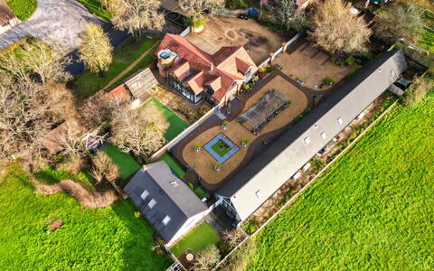 Ploughman'S Row No. 1 at Dairy Cottages: House, Landscape, Residential Area, Roof, Home, Rural Area, Land Lot, Plain, Cottage