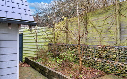 Ploughman'S Row No. 1 at Dairy Cottages: Wall, Shrub, Groundcover, Garden, Brick, Fence, Stone Wall, Home Fencing, Backyard, Landscaping