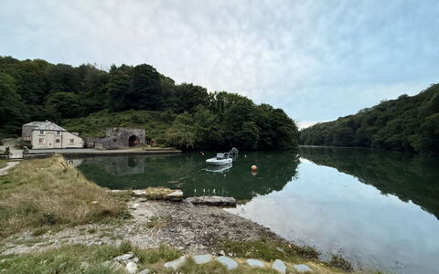 Three Quarter Cottage: Water, Body Of Water, Watercourse, Waterway, Bank, Channel, Lake, River, Reservoir
