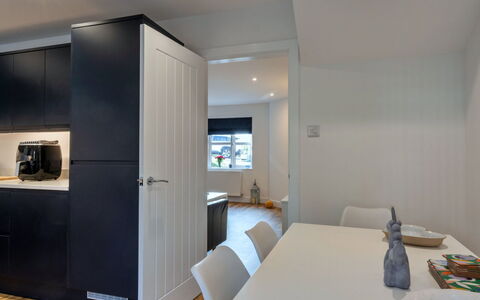 Salt & Stone: Interior Design, Furniture, Flooring, Wall, Floor, Wood, Ceiling, Countertop, Cabinetry, Kitchen