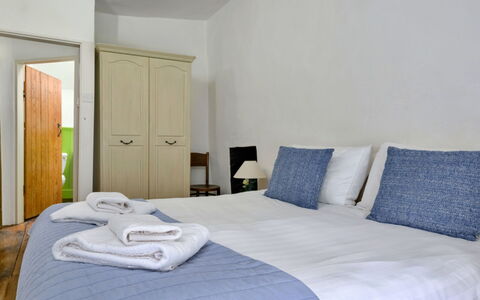 Tafarn Trip: Furniture, Interior Design, Flooring, Floor, Bed, Wood, Bedroom, Ceiling, Room, Bed Sheet