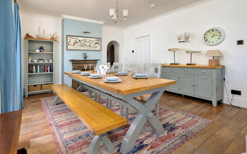 Gwynle: Furniture, Interior Design, Flooring, Wood, Table, Floor, Kitchen & Dining Room Table, Dining Room, Chair, Room