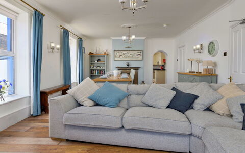 Gwynle: Furniture, Interior Design, Couch, Flooring, Floor, Wood, Ceiling, Living Room, Room, Home