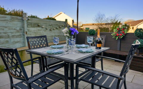 Brigwyn: Furniture, Chair, Table, Outdoor Furniture, Kitchen & Dining Room Table, Outdoor Table, Coffee Table, Flooring, Dining Room, Patio
